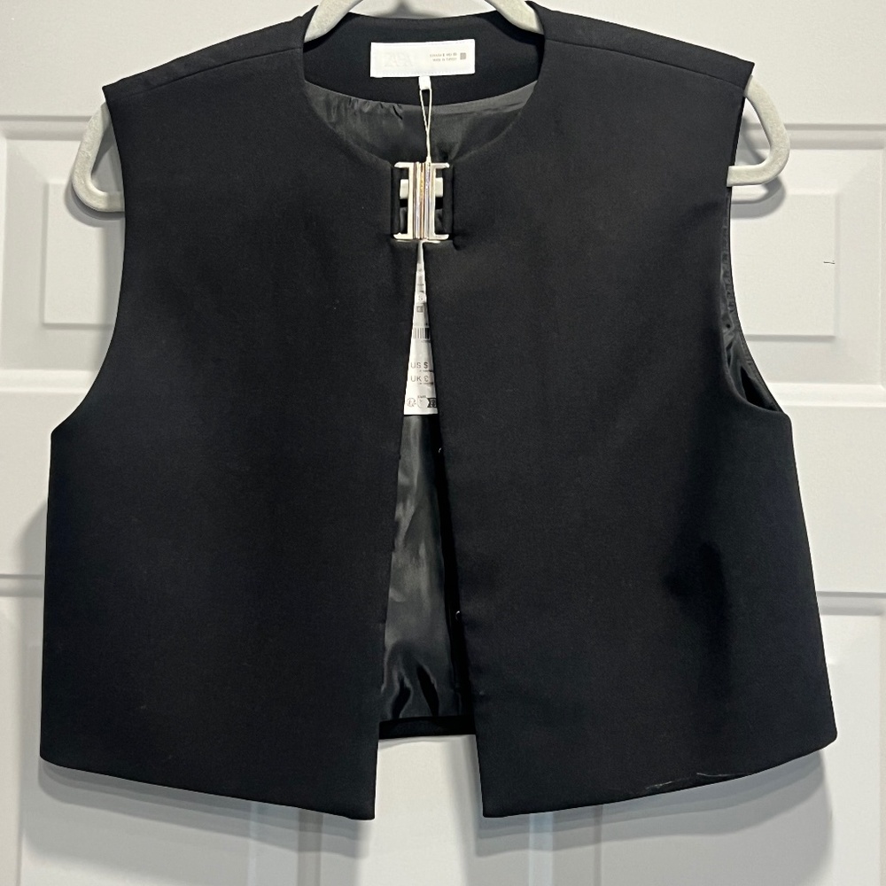 Black Zara vest